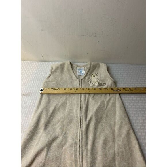 Halo Sleep Sack Beige Circles Teddy Bear M (6-12m) rn #102181 - Picture 5 of 7